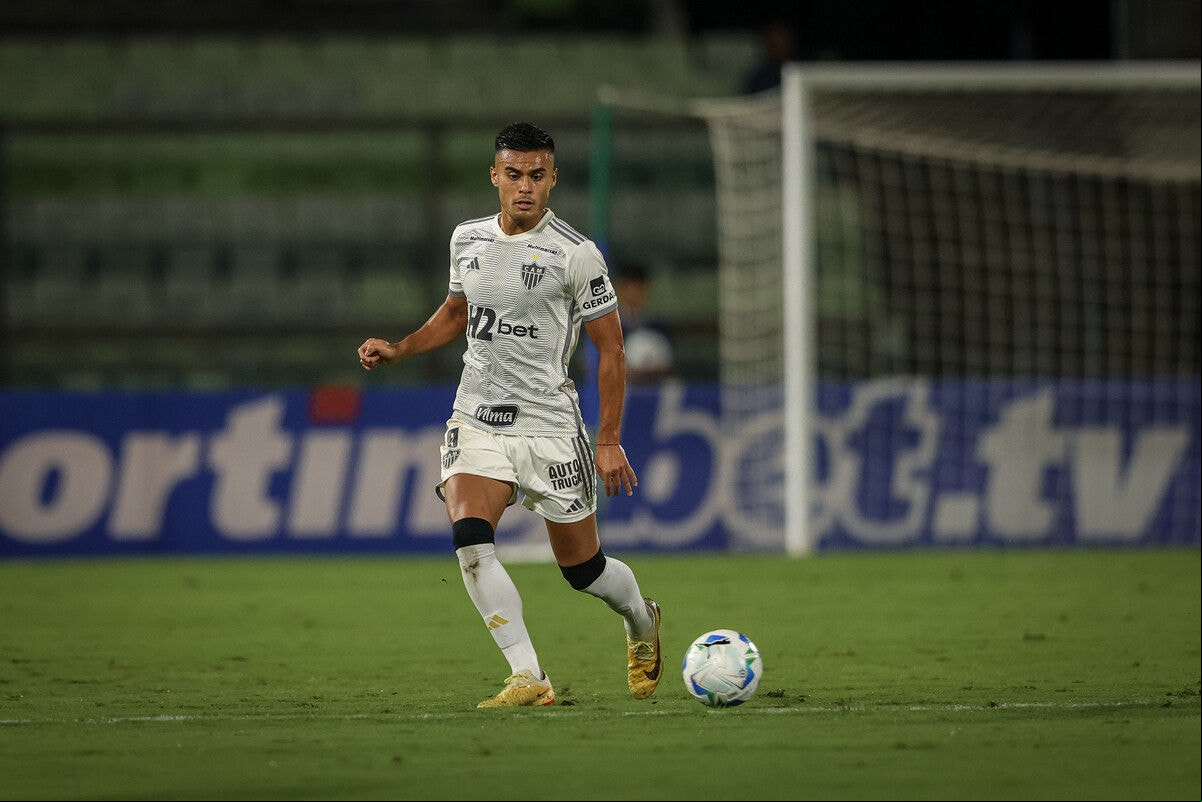 Fausto Vera em jogo do Atlético contra o Caracas, pela Copa Sul-Americana